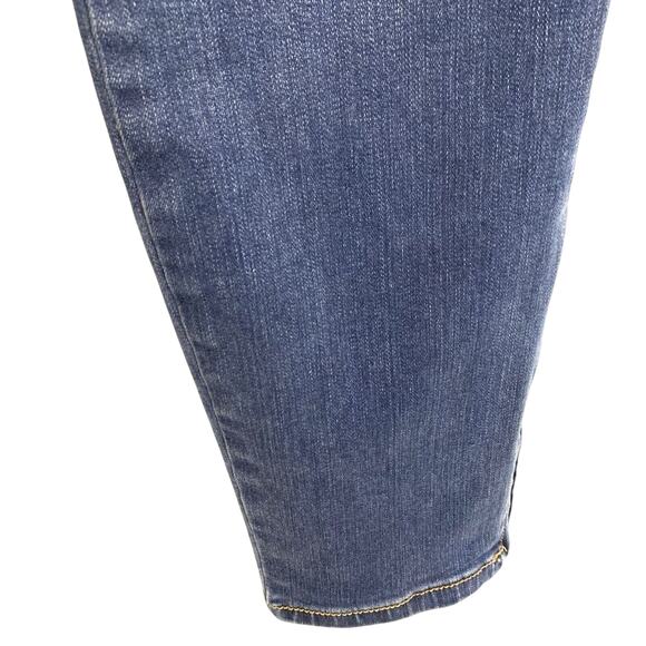 Chicos So Slimming Womens Distressed Blue Zip Fly Skinny Mid Rise Jeans 0 / 4 - Picture 4 of 16